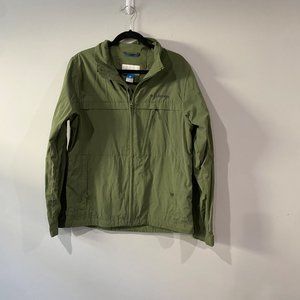 Columbia Army Green Lightweight Full Zip Jacket Size M